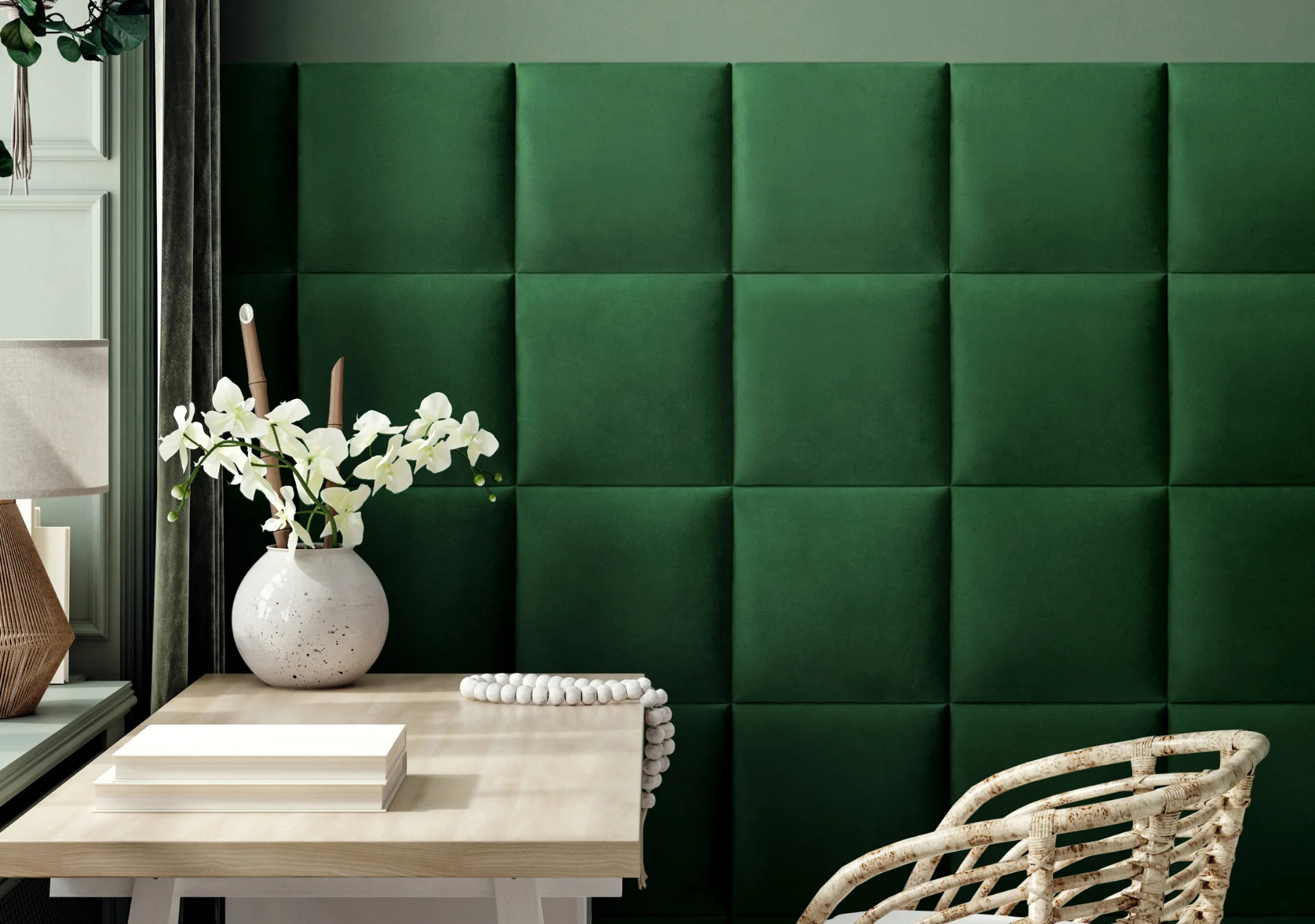 PUFFIN_BOTTLE_GREEN_STEGU Panneaux Capitonnés - Antarès Carrelage
