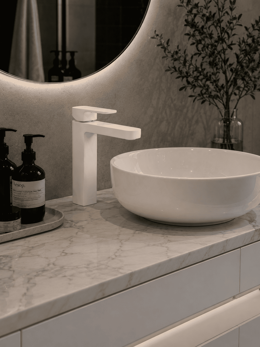 despertar mitigeur lavabo xl blanc grb Robinetteries - Antarès Carrelage