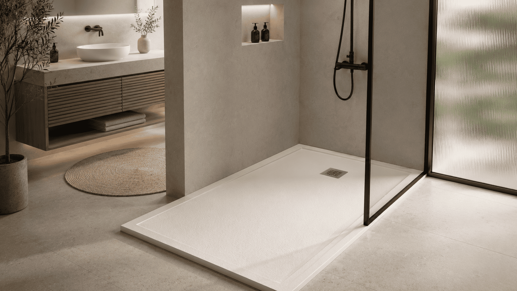 frame nieve Receveurs de douche - Antarès Carrelage